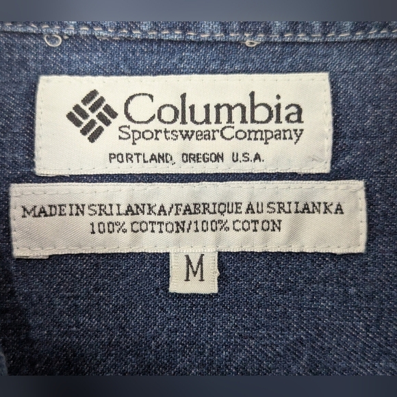 Columbia Denim Medium Embroidered With NEBRASKA ONE BOX PHEASANT HUNT - Picture 6 of 10